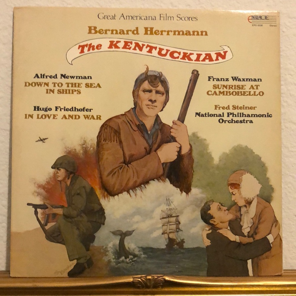 Bernard Herrmann The Kentuckian Great Americana Film Scores Vinyl Lp '77